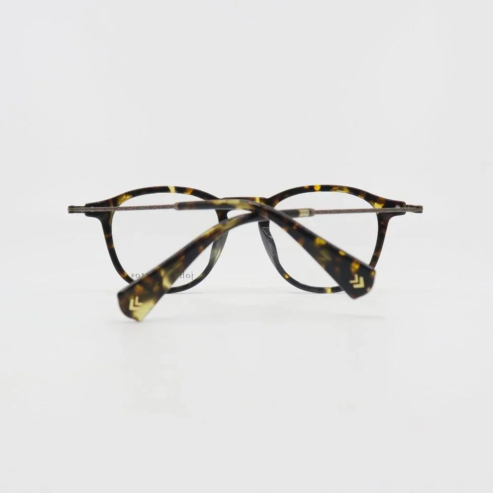 John Varvatos VJV421 47mm Olive Tortoise Oval New Men's Eyeglasses. - Picture 6 of 8